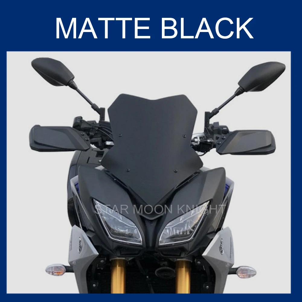 Pyramid Pare-Brise Déflecteur Noir Mat Yamaha MT-09 & Sp 21 - 22