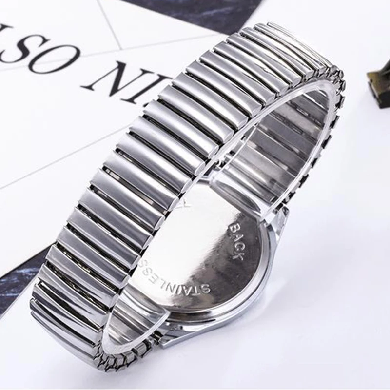 MAYZHISU Retro Women's Watch Steel Elastic Strap Women Quartz Watch Vintage Business Female Bracelet Wristwatch Clock Gifts