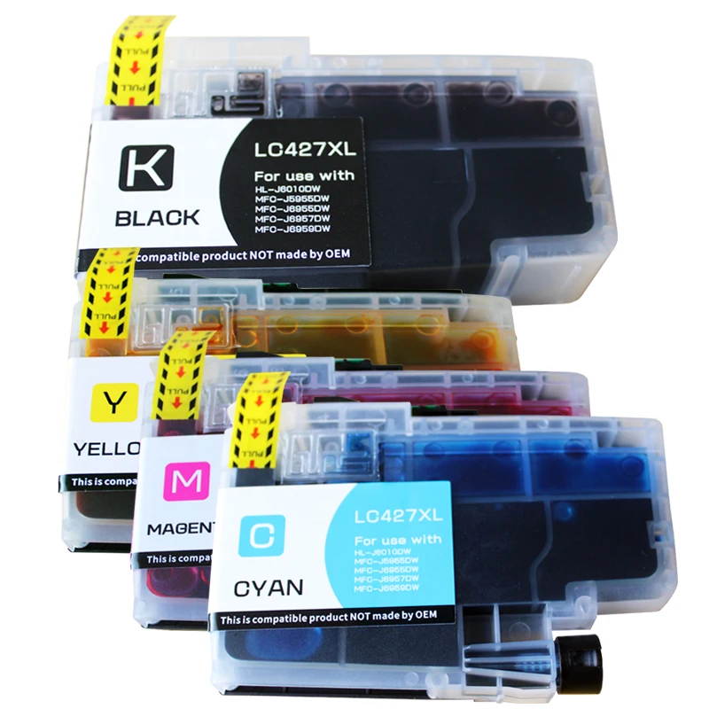 

COAAP LC427 LC427XL Ink Cartridge For Brother LC427 LC427XL HL-J6010DW MFC-J5955DW MFC-J6955DW MFC-J6957DW MFC-J6959DW Printer