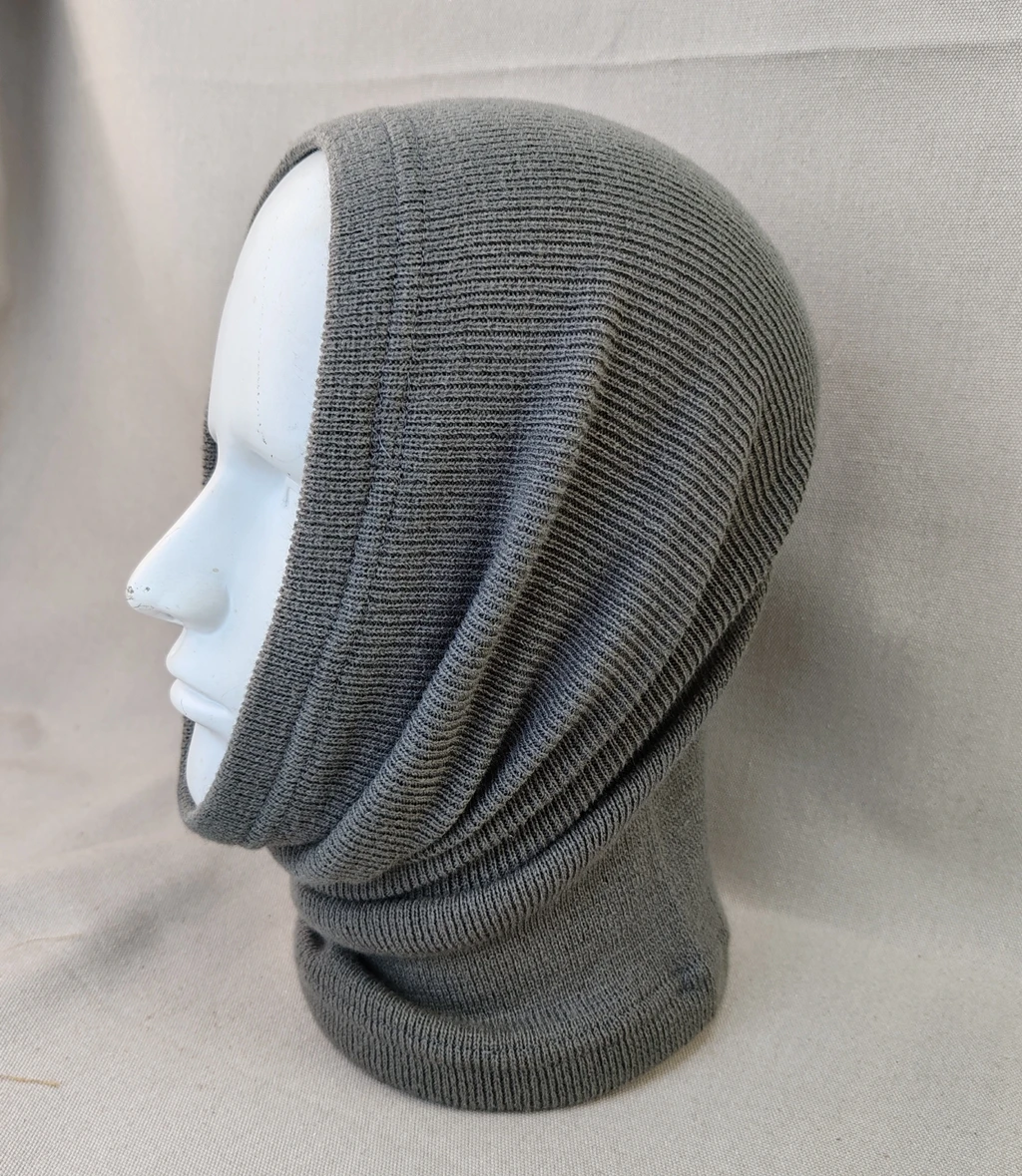 MILITARY WWII GERMAN HEER ARMY WAFFEN LUFTWAFFE GRAY WINTER NECK SCARF TOQUE