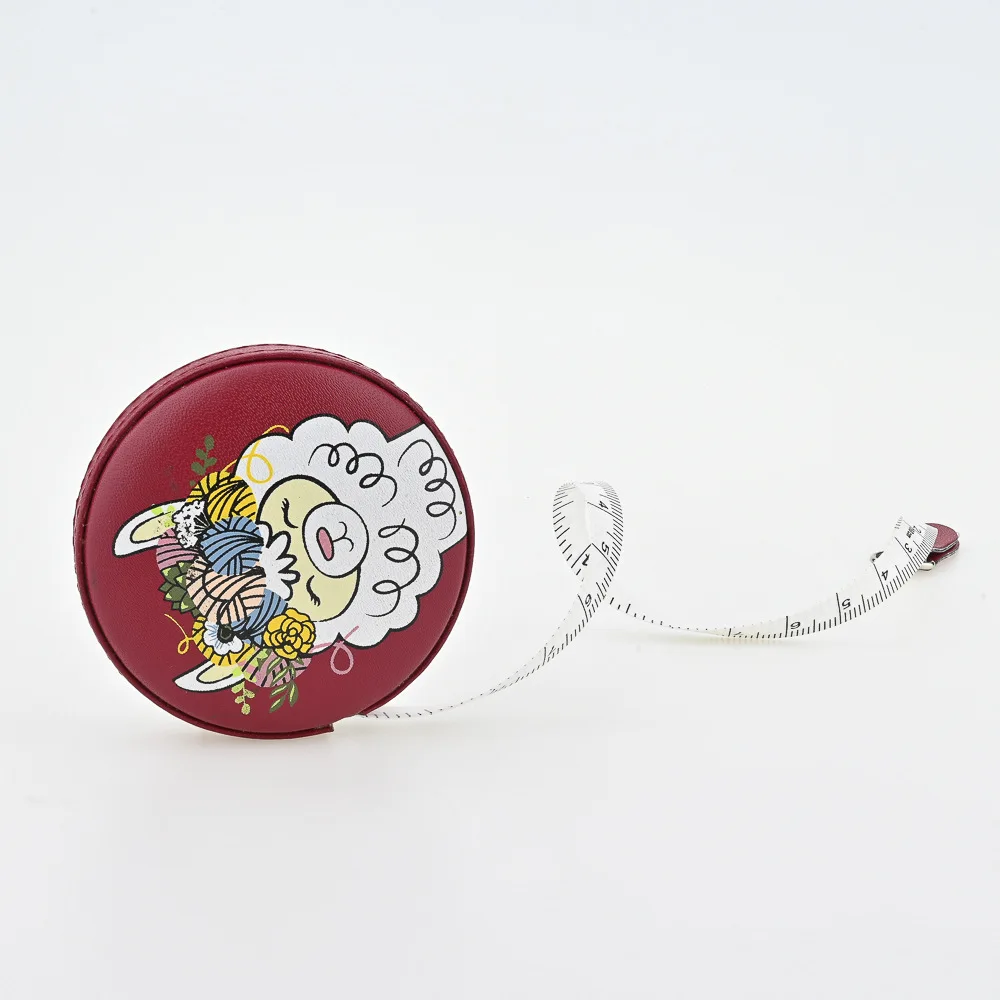 휴대용 개폐식 빈티지 스타일 미니 테이프, 향수 측정 눈금자, 레트로 재봉 센티미터 롤 테이프, 1.5M 소프트 측정기, 1PC
