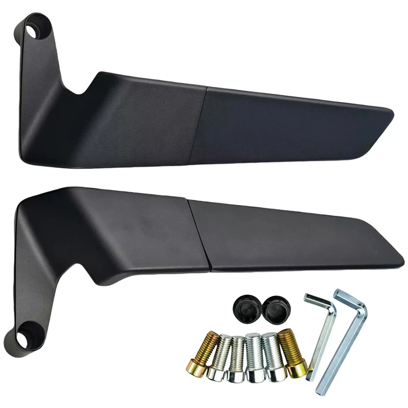 2Pcs CNC 알루미늄 윈드 윙 백미러 조정 가능한 10mm 8mm Ducati Streetfighter V4 S V4S V2 오토바이 사이드 미러