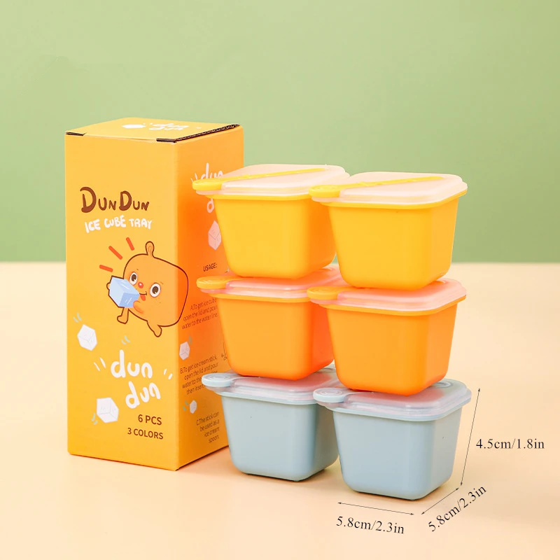 

6 шт./набор, форма для мороженого в холодильнике