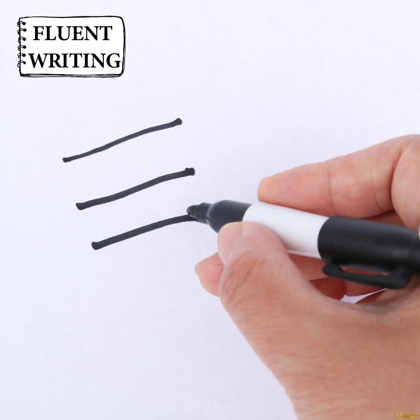 Mini Permanent Markers With Cap Clips 50 Pcs Golf Ball Marker Pen Dry Erase Markers golf ball mark