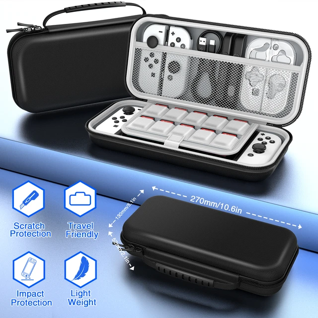  HEYSTOP Switch OLED Case Dockable Compatible with Nintendo  Switch OLED Model 2021 : Everything Else