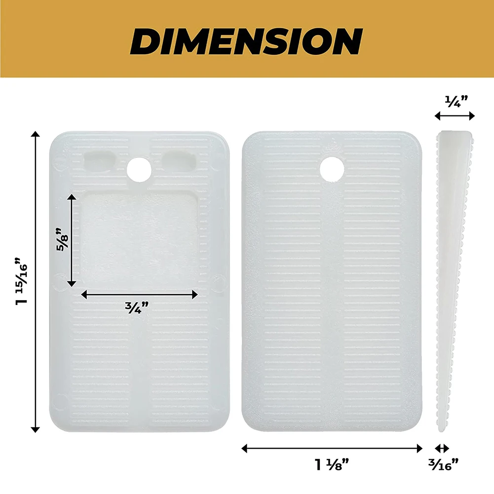 8pc 흰색 화장실 레벨링 심 가구 캐비닛 용 다목적 웨지 가스켓 교체 화장실 침대 패드 홈 액세서리