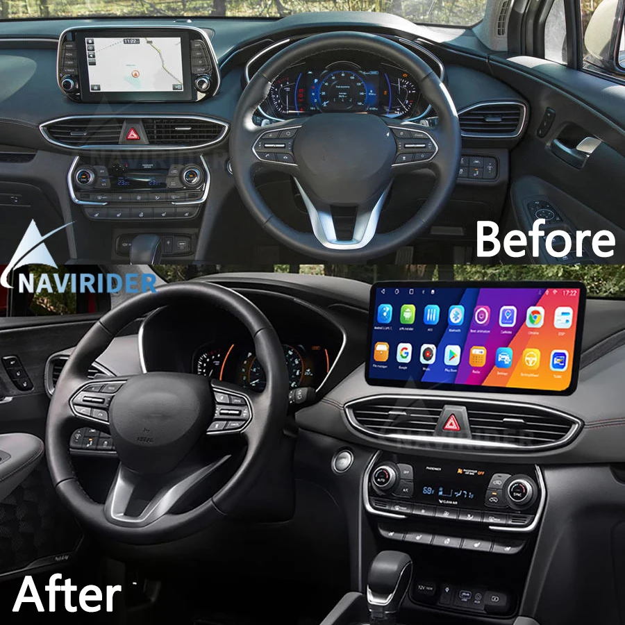 Navirider 1920*720 Qled Android 12 Screen Multimedia Video Player For ...