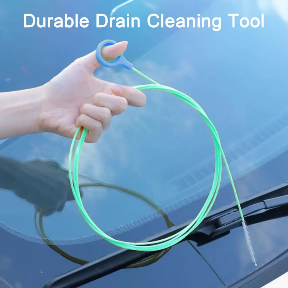 

Auto Drain Tool Long Flexible Nylon Brush for Car Sunroof Windshield Wiper Tank Drain Unclog Remove Clogs Door Drain Pipe Hose