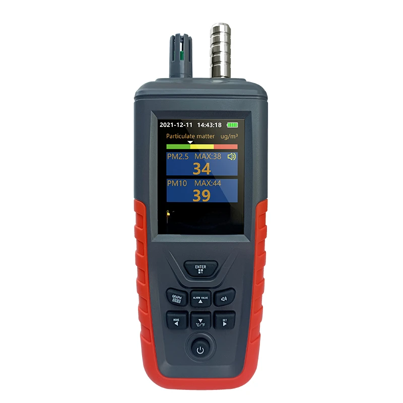 

Laser Airborne Dust Particle Analyzer Data Logging Air Particle Analyzer Dust Detectorkorno Dust Detector Printing