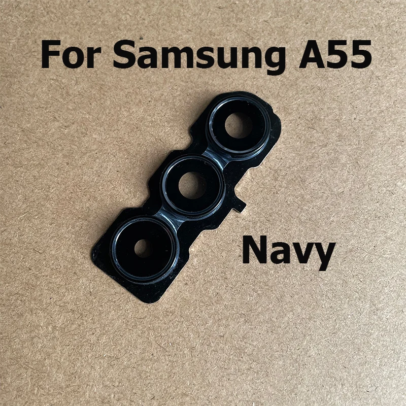 Back Camera Glass Lens Replacement with Frame Cover Adhesive Sticker