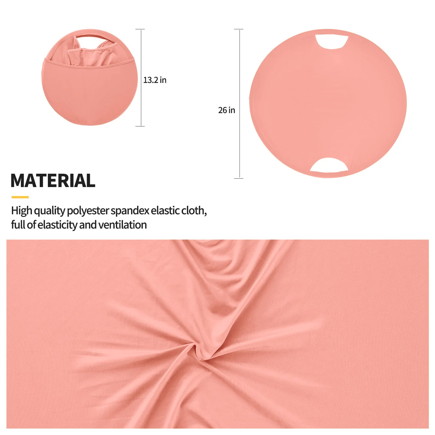 Description Picture 4 of item2024 Hot Ins Laundry Storage Basket Laundry Hamper Basket 26-inch Foldable Pop-up Basket Foldable Dirty Clothes Bag Container