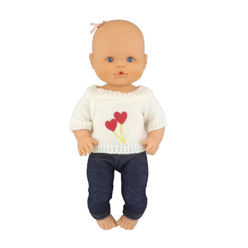 Pullover + Hosen Neue Puppe Kleidung Anzug Für 32 cm Nenuco Baby Puppe 12 13 zoll Bebe Puppe Zubehör – Detail 21