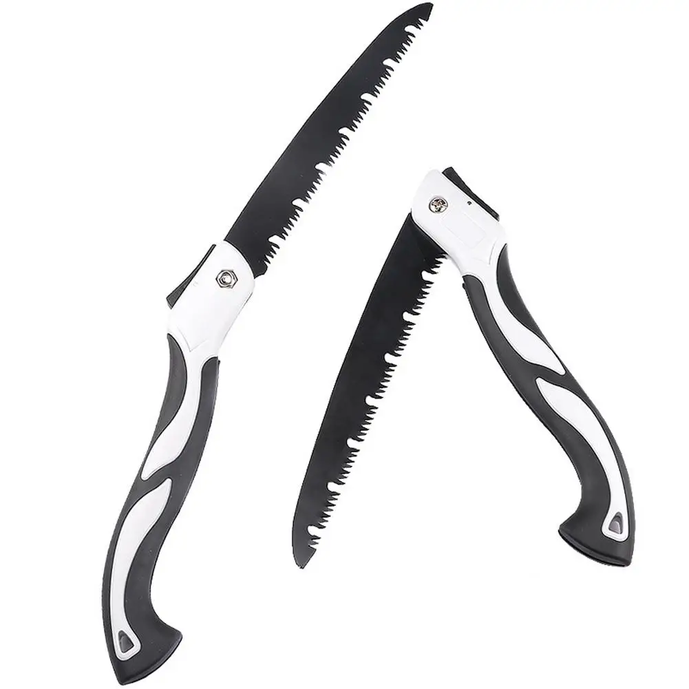 1Pcs Portable Folding Hand Saw,Sk5 Alloy Hacksaw Blade,PTFE Coating,Portable Closes Camping Multitool Saws 2