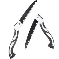 1Pcs Portable Folding Hand Saw,Sk5 Alloy Hacksaw Blade,PTFE Coating,Portable Closes Camping Multitool Saws 2