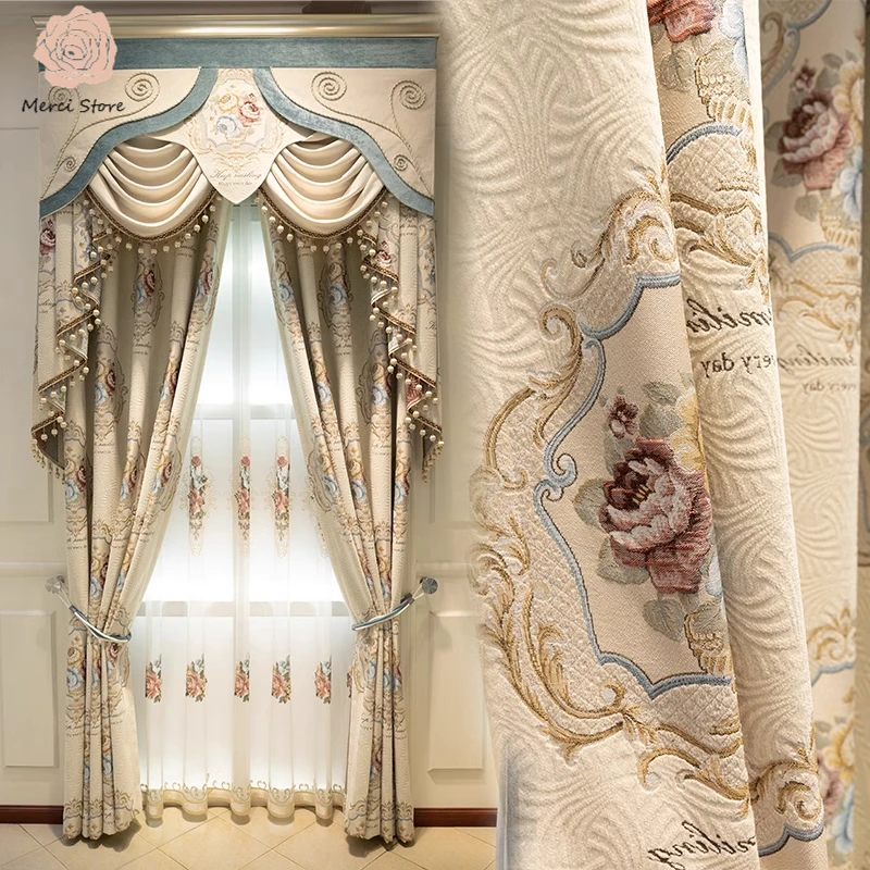 Luxury European Chenille Curtains 1
