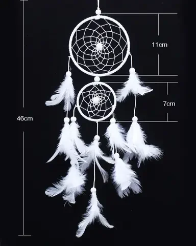 

Dream Catcher Room Decor Feather Weaving Catching Up The Dream Angle Dreamcatcher Wind Chimes Indian Style Religious Mascot