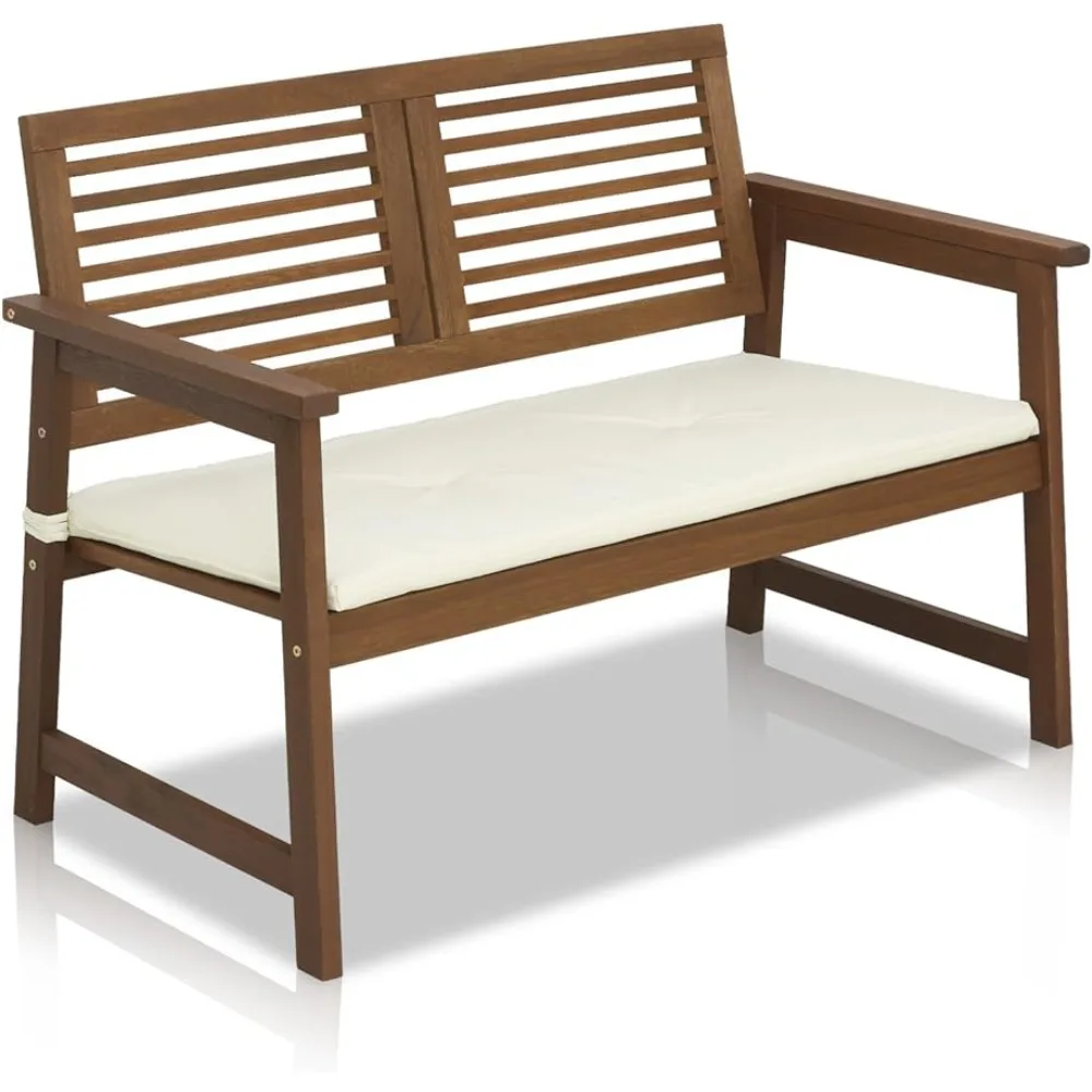 

Tioman Hardwood Outdoor Bench in Teak Oil Patio Furniture Natural Freight Free Outdoor Garden Benches