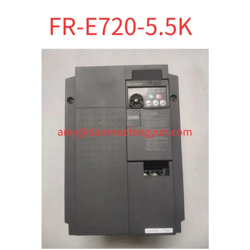 

Second-hand FR-E720-5.5K Three-phase 220V Inverter 5.5KW tested ok fast shipping