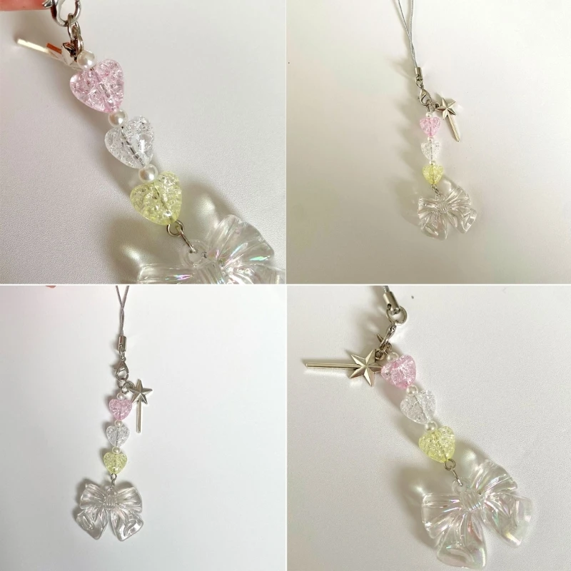 2023 Nuovo Elegante Portachiavi A Cuore Elegante Accessorio Con Ciondolo Con Ciondolo Bowknot Per Borsa E Chiave