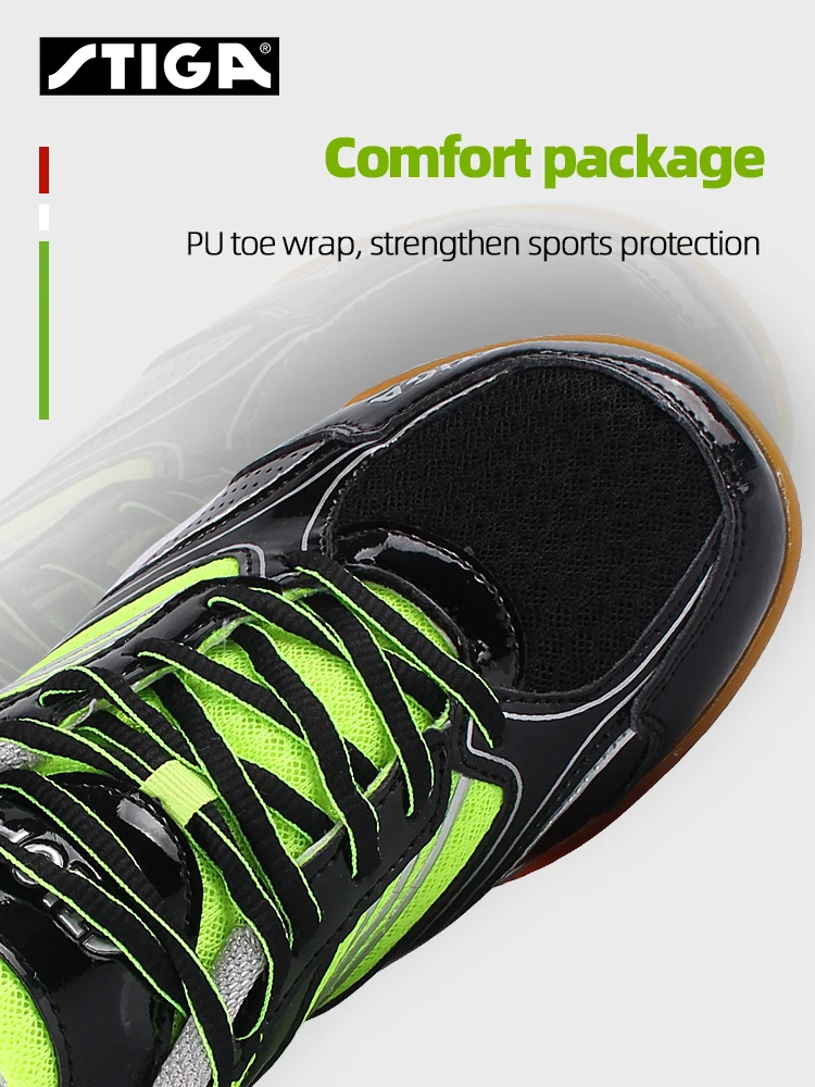 Original Stiga Table Tennis Shoes Kids Boy Girls Ping Pong Sport Sneakers CS86