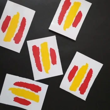 1 set di adesivi per decalcomanie in vinile Spagna creativi multiuso per auto, motocicli, frigoriferi, accessori decorativi