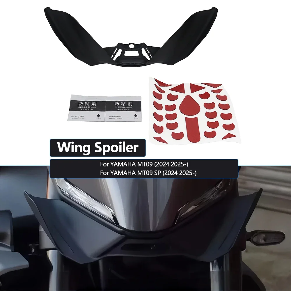 Motorcycle Front Spoiler Kit Accessories For Yamaha MT09 MT-09 SP 2025- Downforce Winglet Aerodynamic Frontal Spoilers