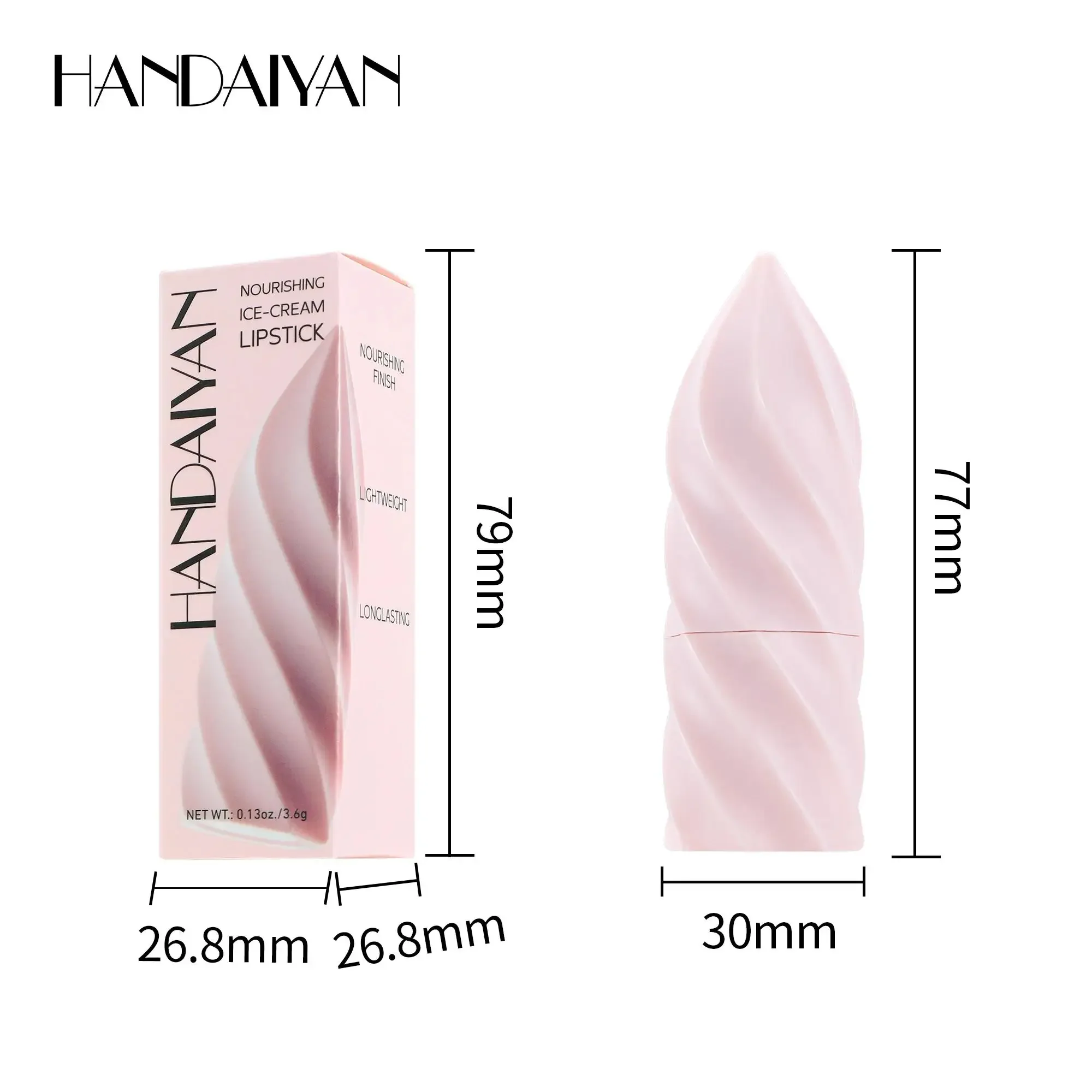 Labial mate aterciopelado color helado, de larga duración, resistente al agua, nutritivo e hidratante, con brillo labial satinado de alta pigmentación y que no se transfiere._voghion.com
