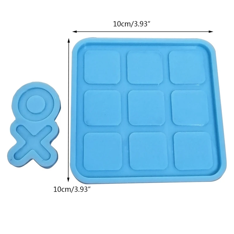 DIY Crafts 9 Grids Casting Silicone Mould Jewelry Making Tools Crystal Epoxy Resin Mold