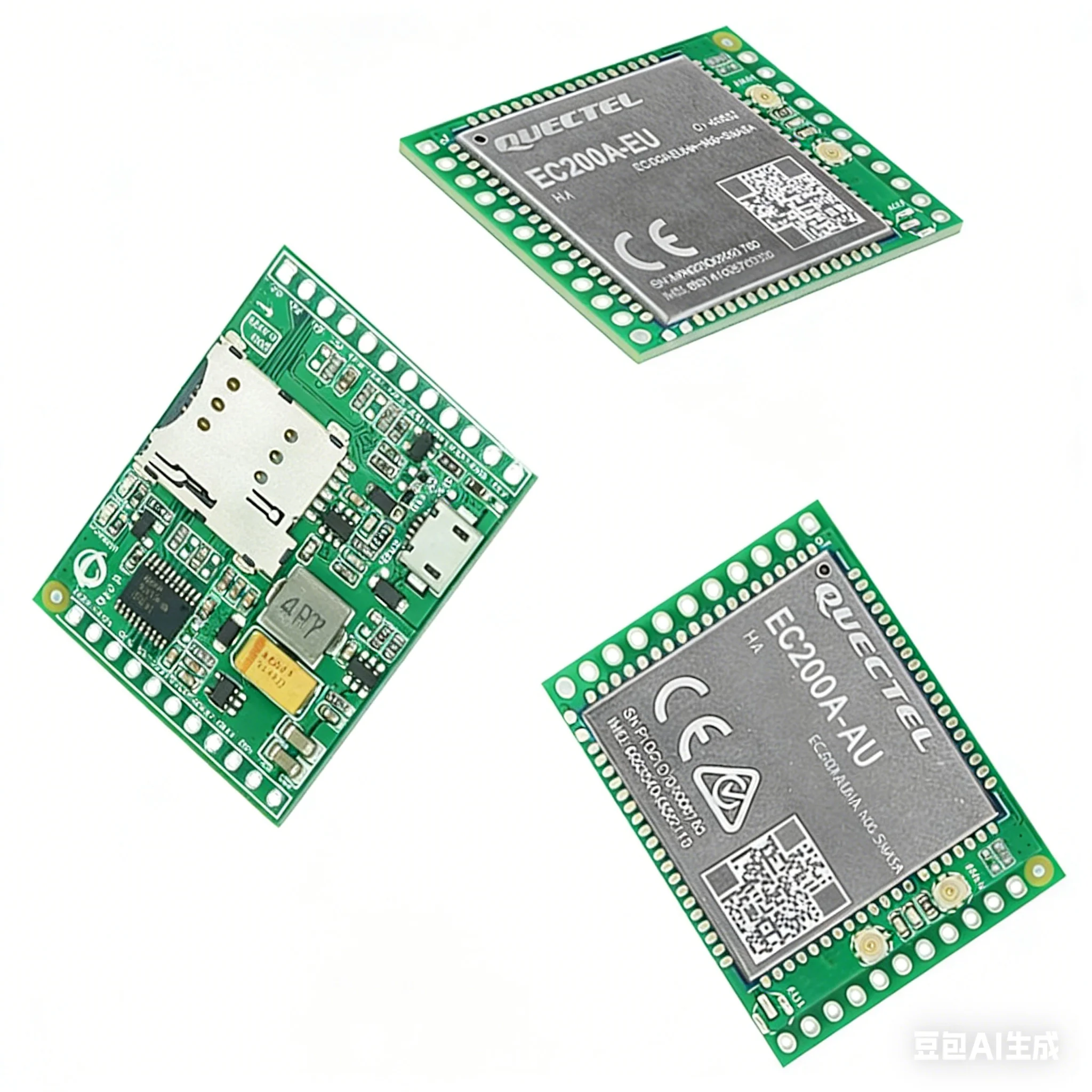 오리지널 퀘텔 EC200A 시리즈 4G Cat4 코어 보드 글로벌 EU AU 버전 교체 모듈 EC25 EC21 EG25-G M2M IoT 장치 호환