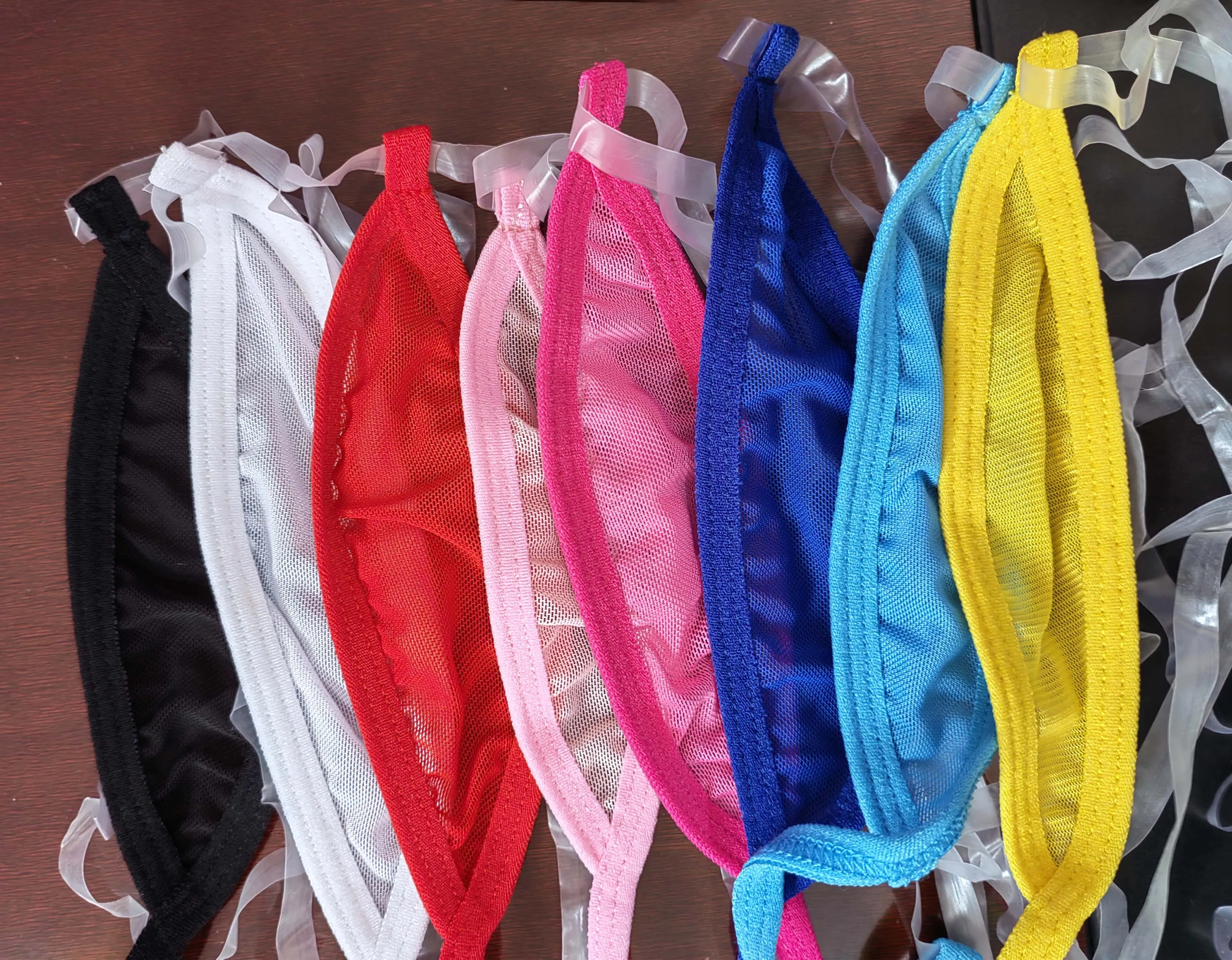 Women's sexy underwear mini Thong low waist T pants stretch swimsuit swimming pants Women's Panties