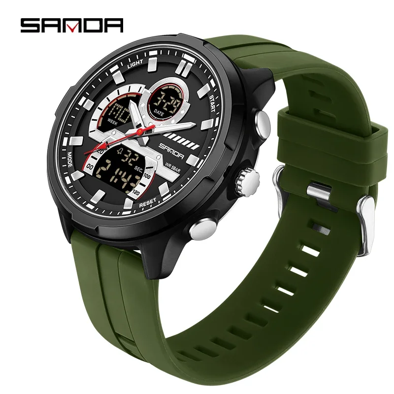 9077 black green