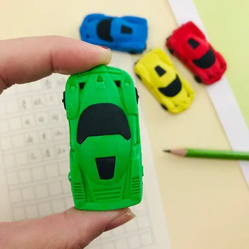1/4/36 pezzi di gomme da cancellare creative a forma di auto in colori casuali, gomme da cancellare morbide staccabili e ri-assemblabili, adatte per la scrittura con matite 2B, un must per il ritorno a scuola