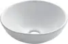 KRAUS Elavo Round Vessel White Porcelain Ceramic Bathroom Sink, 16 inch KCV-141 1