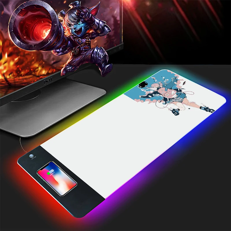 

Sexy Beauty Long Legs RYRA Mouse mats RGB Chest Game Table Pad Rubber Non slip Large Keyboard Accessories Pause Computer Pad