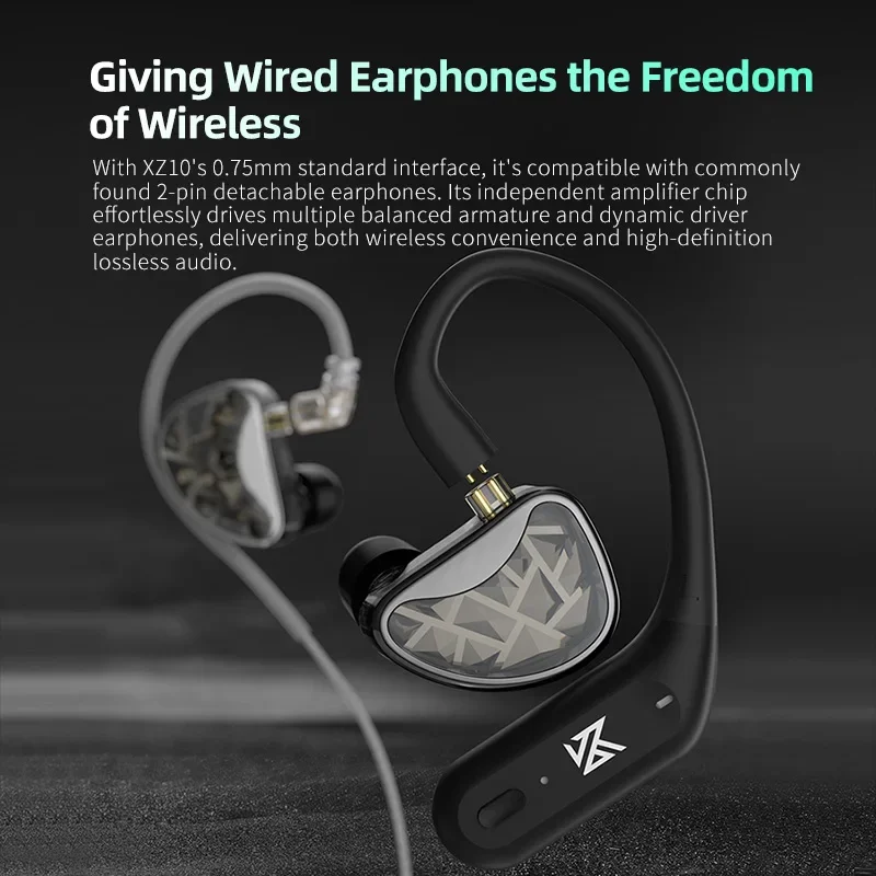 Draadloze Bluetooth-koptelefoonkabel, AptX HD Low Latency Sport Bluetooth- headsetverlengingskabel, Geschikt voor 2-pins 0,78 Mm-oortelefoon, voor KZ ZSN ZSN PRO ZSN PRO X ZS10 PRO Draadloze Bluetooth-koptelefoonkabel, AptX HD Low Latency Sport Bluetooth- headsetverlengingskabel, Geschikt voor 2-pins 0,78 Mm-oortelefoon, voor KZ ZSN ZSN PRO ZSN PRO X ZS10 PRO