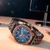 Wooden Wrist Watches For Men Fashion Quartz Wristwatches With Clock Date Week Timepieces Wood Wach Box for Him reloj hombre 3