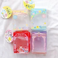 2025 Fashion Plush Dolls Candy Storage Pouch Pvc Transparent Mystery Box Cartoon  Doll Outdoor Display Bag Birthday Gift 1