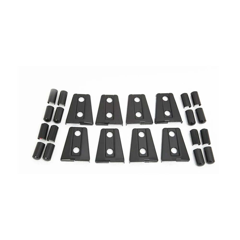 지프 랭글러에 대 한 8Pcs 4 도어 자동차 도어 힌지 커버 보호대 트림 지프 JK 액세서리에 대 한 자동차 데 칼 액세서리 도어 경첩