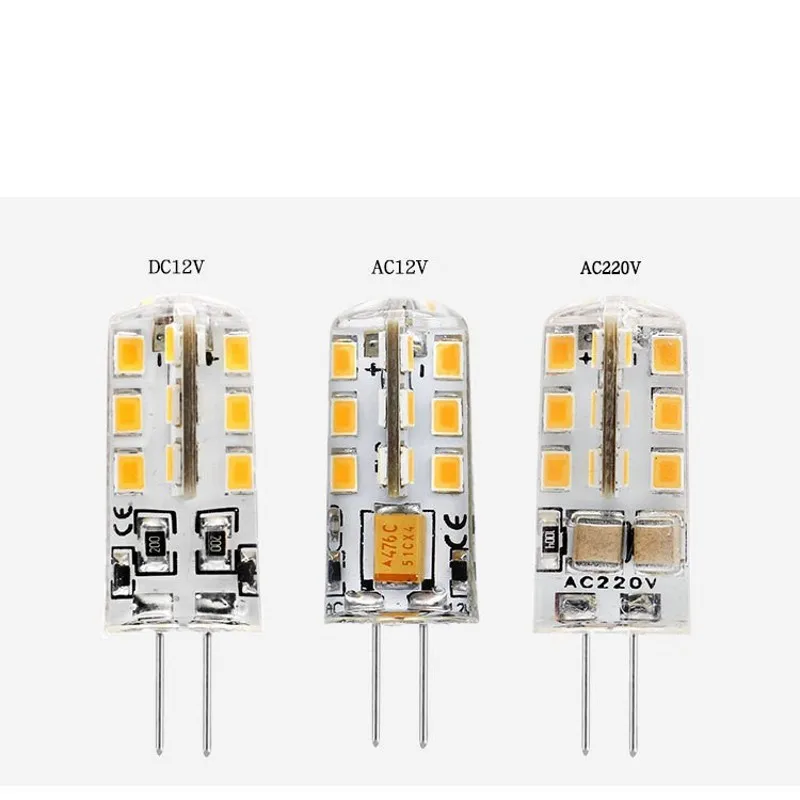 G4 LED Ampoule, 1.4W Equivalent 10W Halogène Lampe, AC/DC 12V