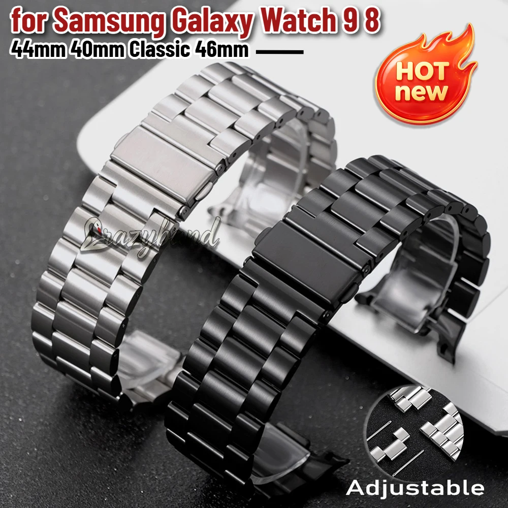 Sleek Stainless Steel Business Men's Bracelet Band
