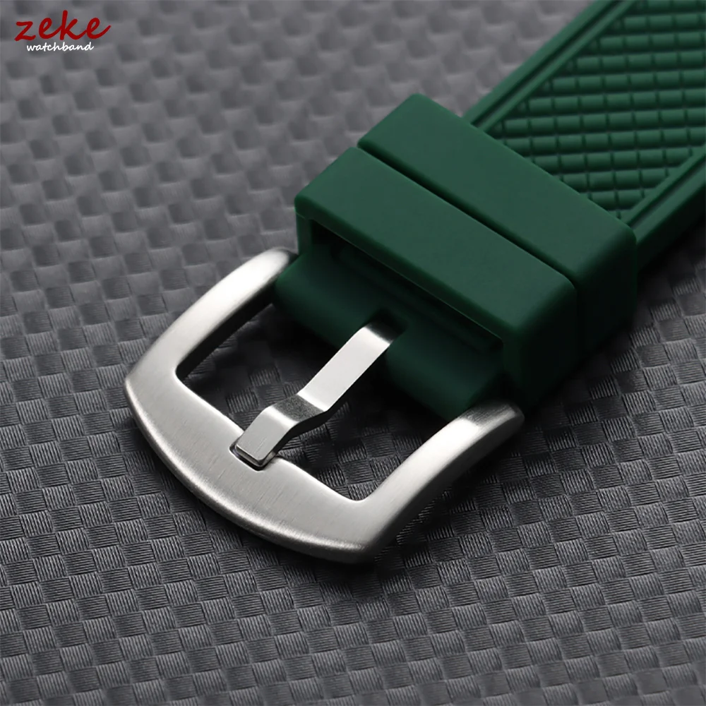 Universal Sports Silicone Watchband - 20mm/22mm Waterproof Rubber Strap