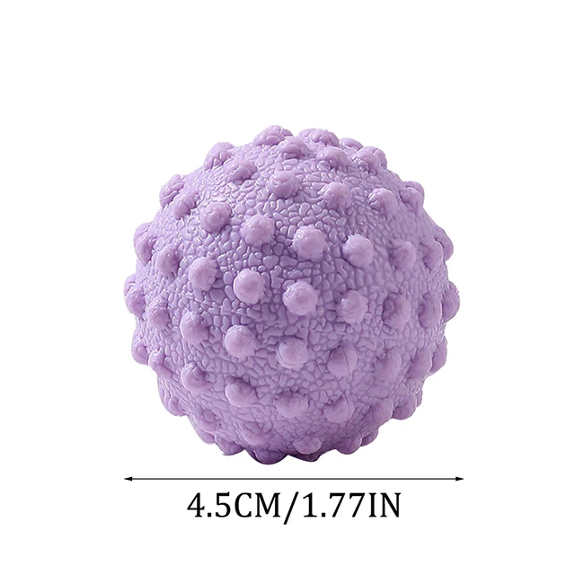 Fascia Ball Raised Point Massage Ball TPR Posture Master Yoga Ball Waist and Back Foot Massage Ball 6
