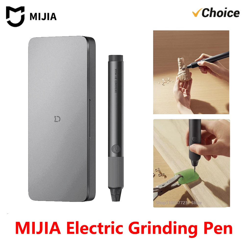 עט שיוף חשמלי MIJIA 22000 סל\\\"ד מנוע ללא פחמים גילוף מהיר ליטוש הברקה קידוח מיני מטחנה כלי ביתי