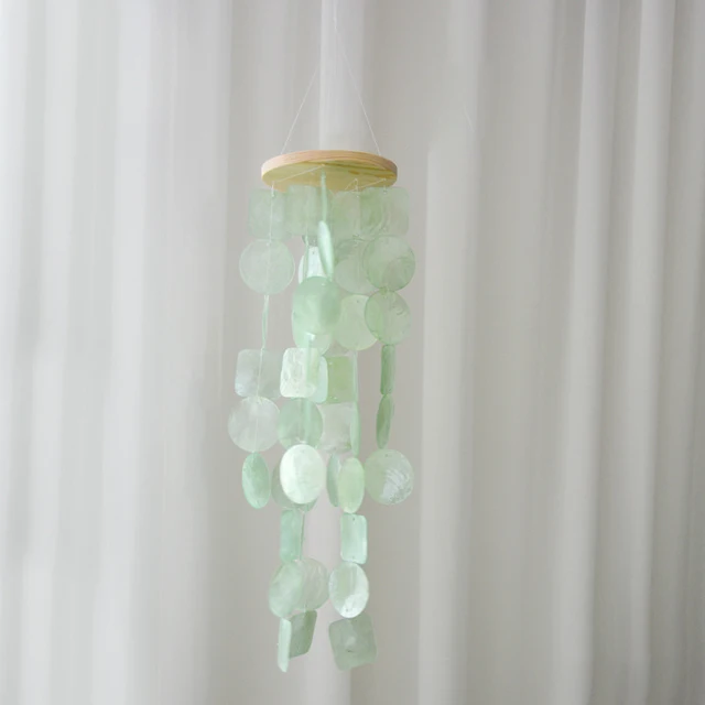 A Kerti Kagyló Szél Csengő Műalkotás Garden Wind Chimes Hűvös És Természetes Zen Varázsa Van - Image 2