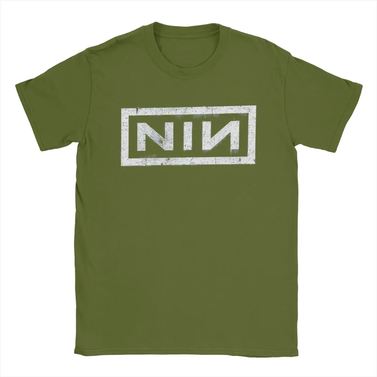 NIN Tシャツ nineinchnails NIN Retro Logo Nine Inch Nails T-Shirt Men Fashion Cotton