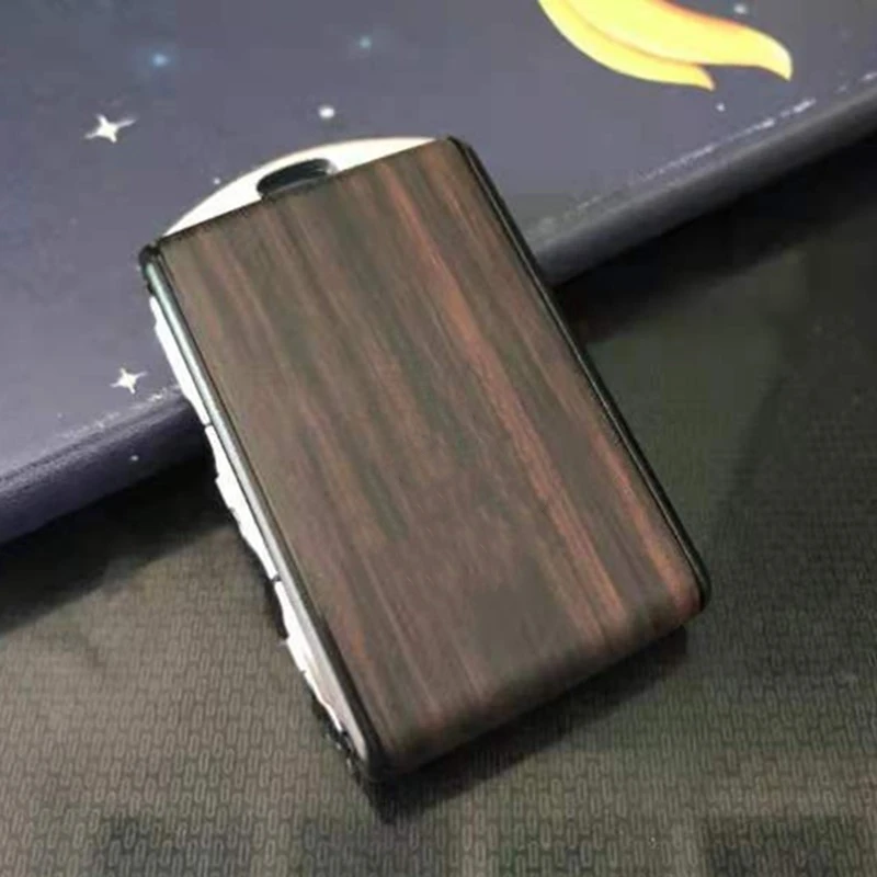 Imitation wood grain Car Key Case Classic Fashion Car Key