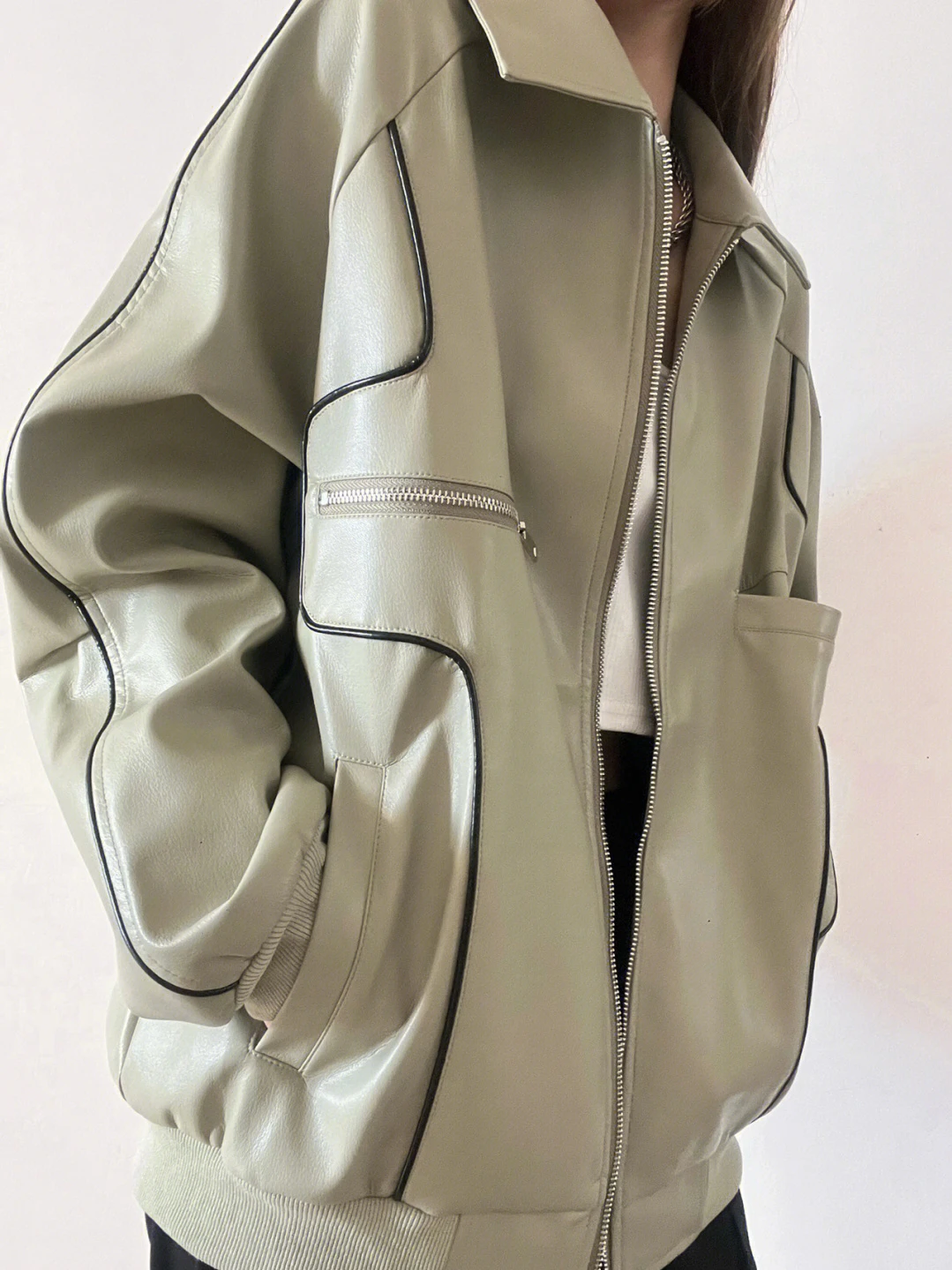 Рисунок 6 - Мотоциклетное кожаное пальто