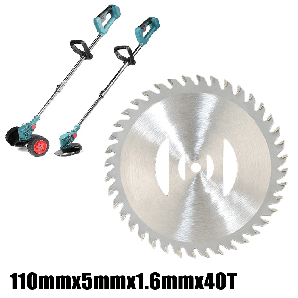 

Grass Trimmer Heads Blade Wheel Lawn Mower Replacement Saw Blade 4.4inch 40Teeth Metal For Garden Lithium Mower Accessories