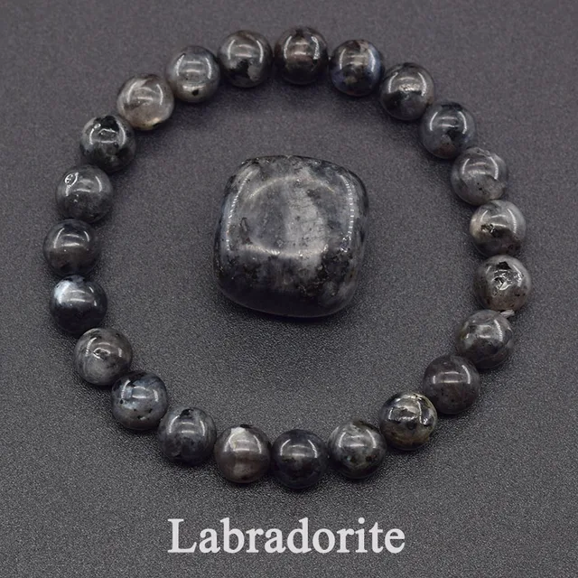 Original Reiki bleu Apatite perles Bracelet hommes femmes naturel Lapis Lazuli améthyste jaune oeil de tigre pierre perles Bracelet bijoux