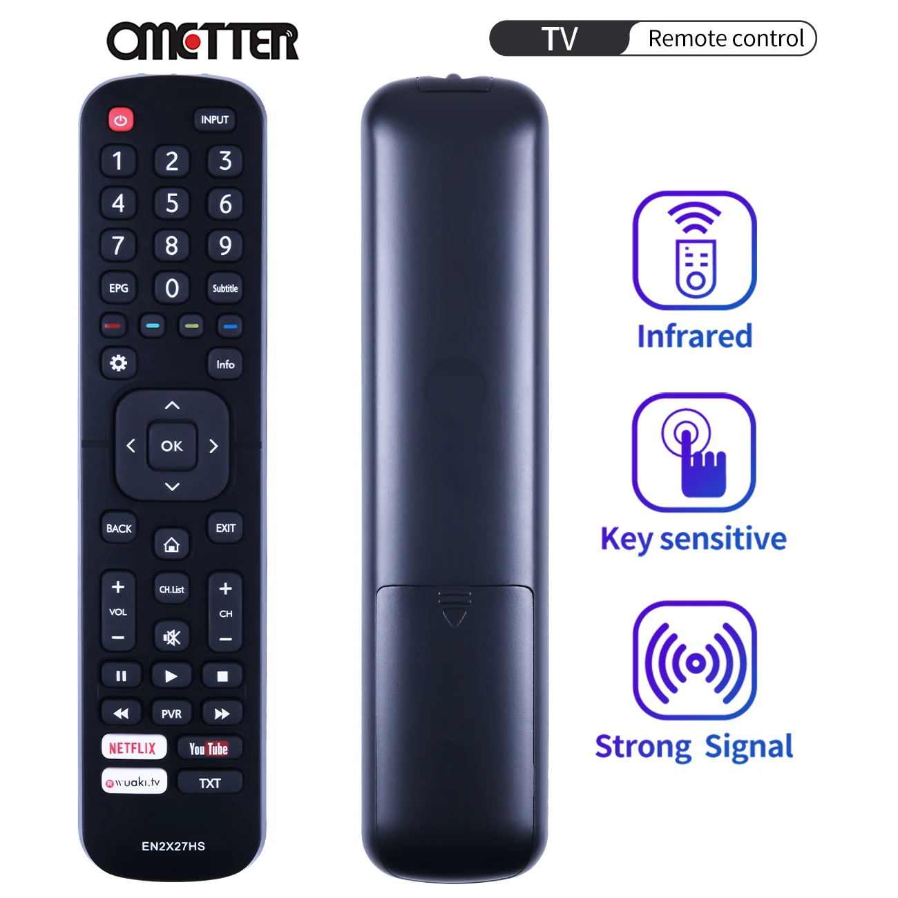 Nuovo Interruttore Wireless Per Telecomando Smart Tv En2X27Hs Per Controller Sostitutivo Per Televisore Hisense Muslimah 65 M7000 4K